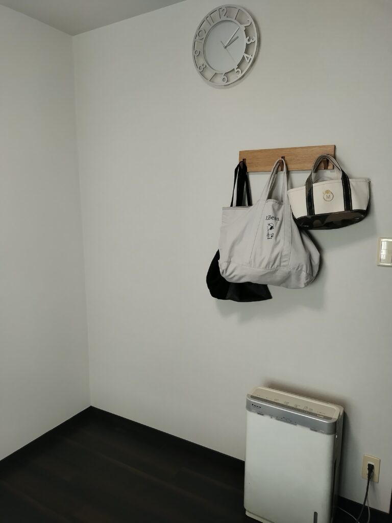寝室の片付け後の写真