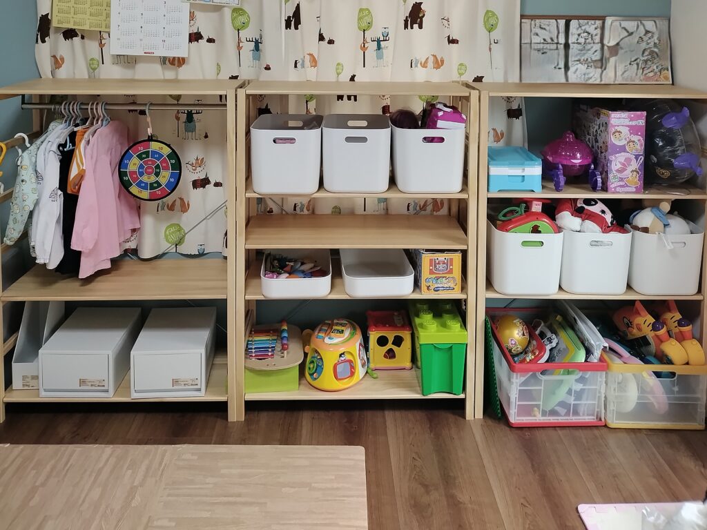 茨木市 リビング おもちゃ 整理収納事例 after 池田志保