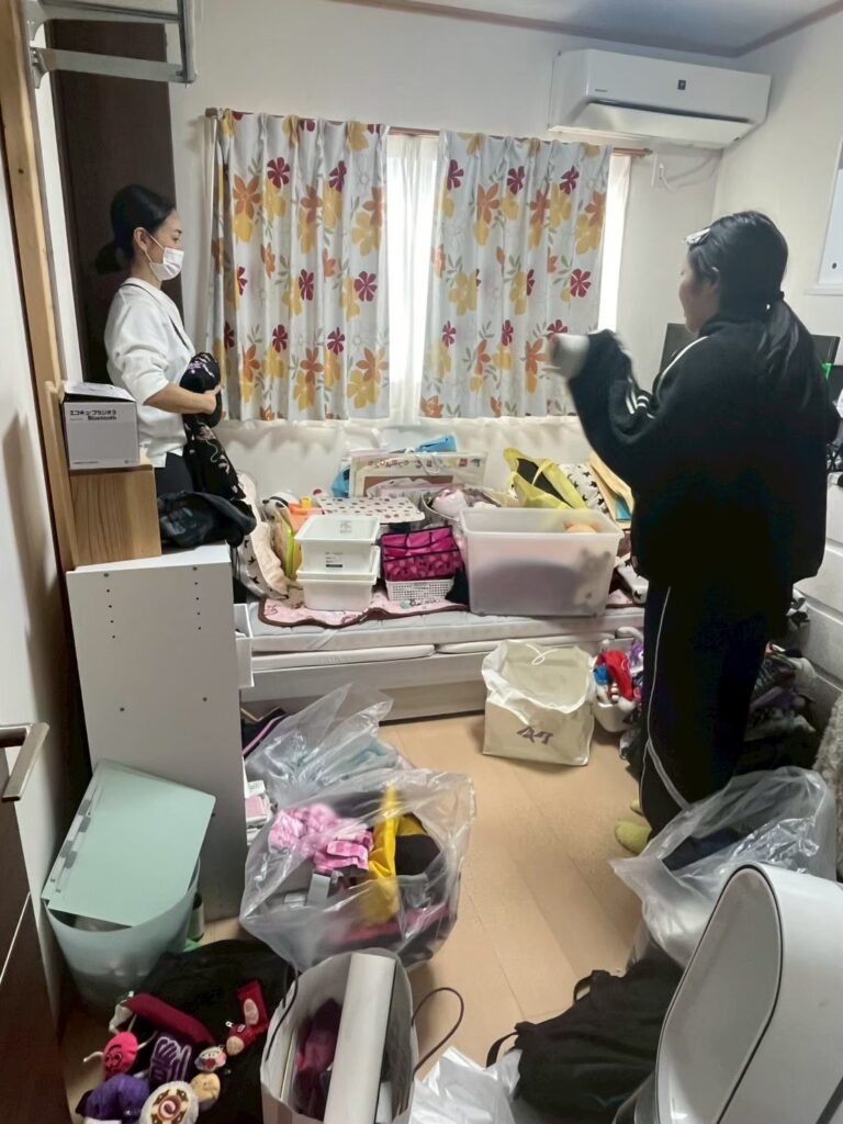 お客様との整理収納サポート風景
