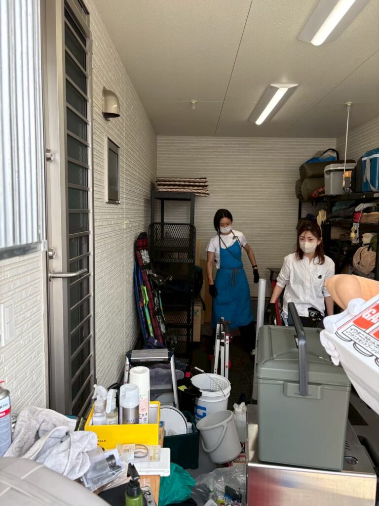 整理収納アドバイザー複数体制での現場