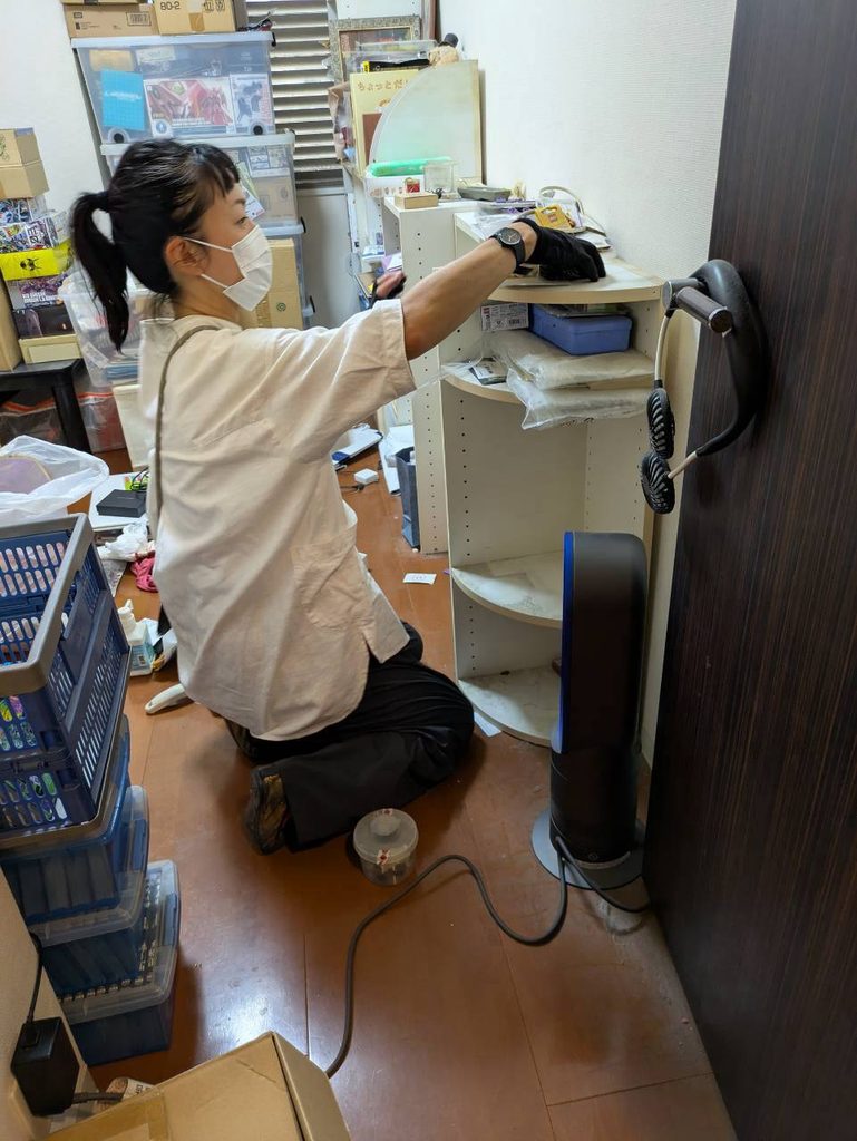 SHIi HOMEの整理収納作業の様子